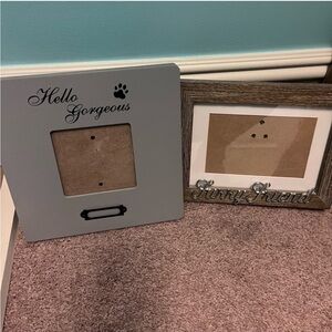 Dog photo frames
